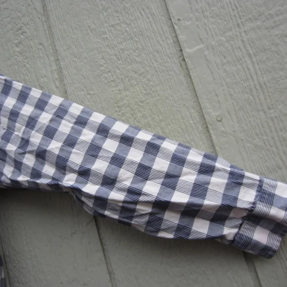 Patagonia Shirt Mens M Grey/white Plaid Pockets Button Up Cotton hiking outdoor - Picture 3 of 14